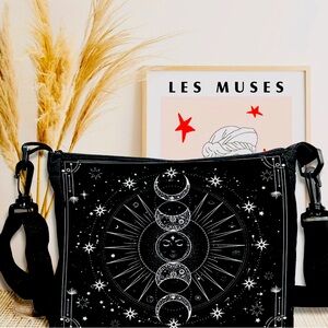 New - Enchanted Moon and Stars Crossbody Bag